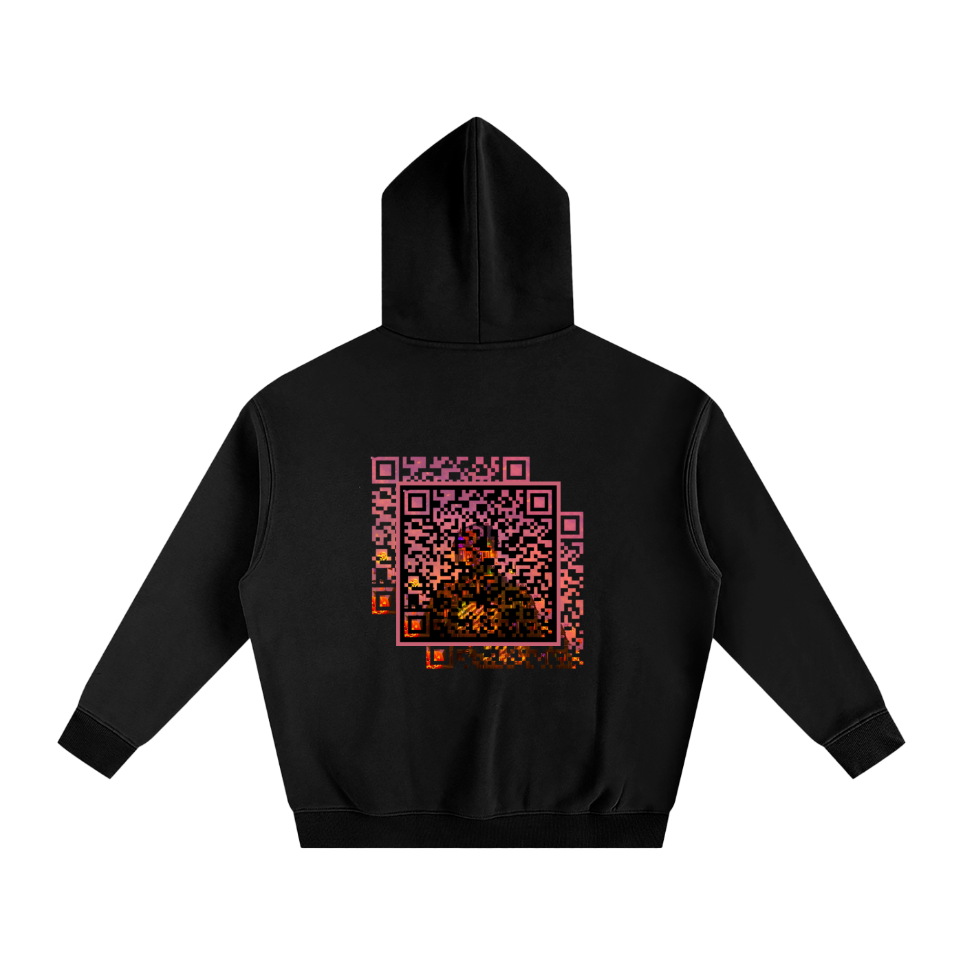Black Khali Infamous "ANTINOT" QR Hoodie