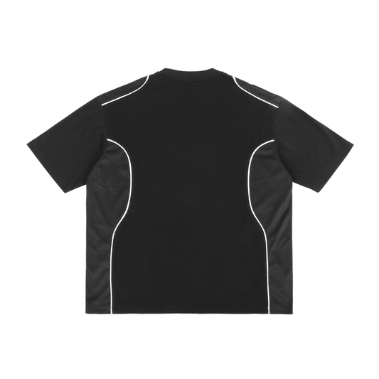 Raw Unisex Contrast Piped Panel T-Shirt