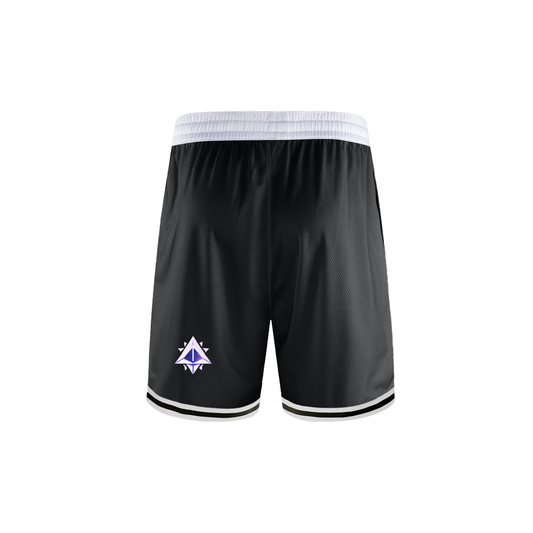 Raw NOVA Classic Stripe Trim Basketball Shorts