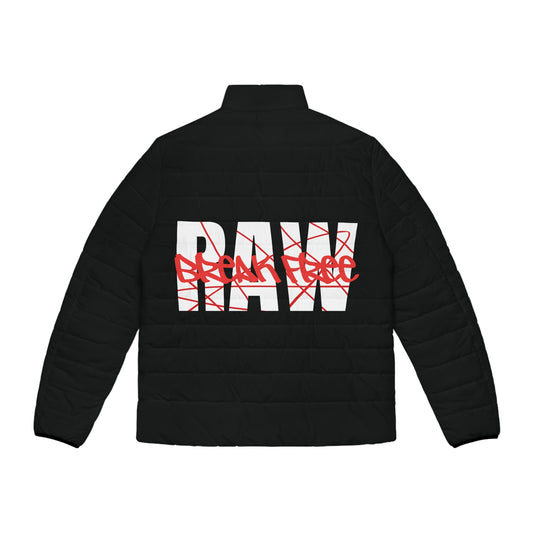 Raw Break Free Graphic Urban Men's Puffer Jacket