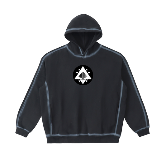 Scratched Raw Sunfaded Hoodie