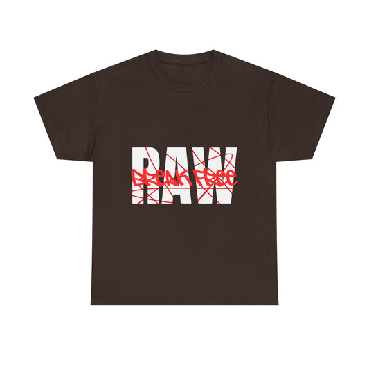 Raw Break Free Urban Graffiti Graphic Tee