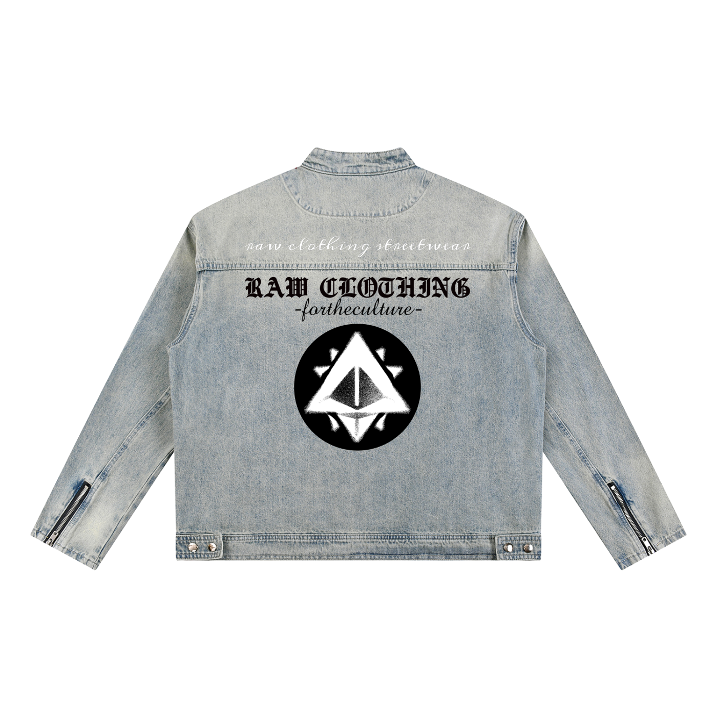 Vintage Zip Denim Jacket