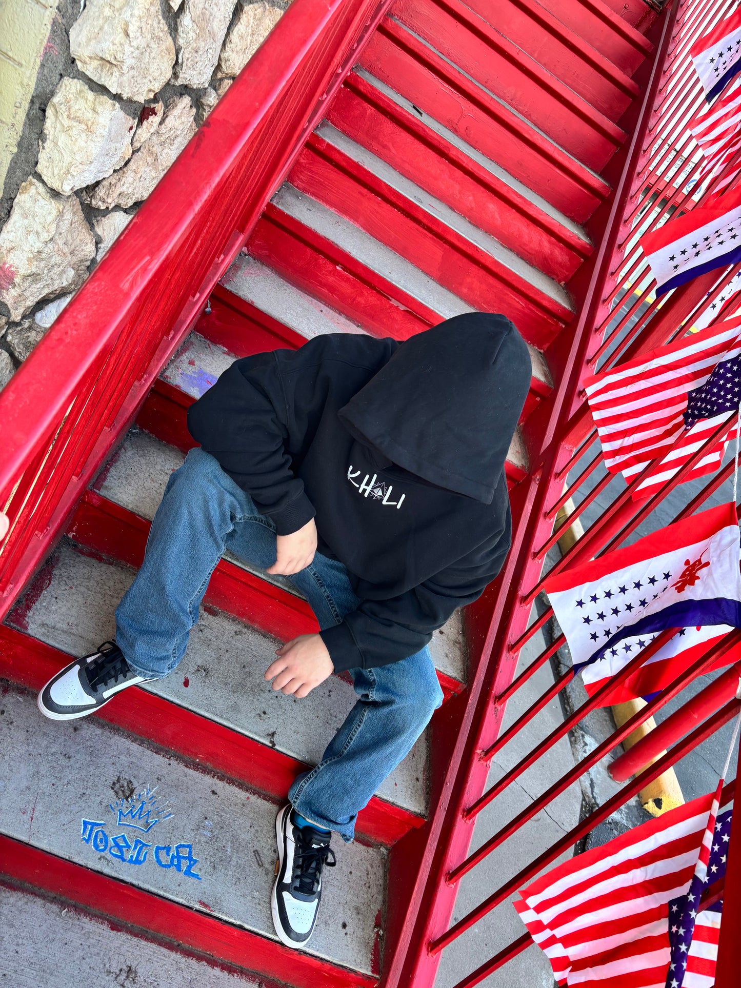 Black Khali Infamous "ANTINOT" QR Hoodie