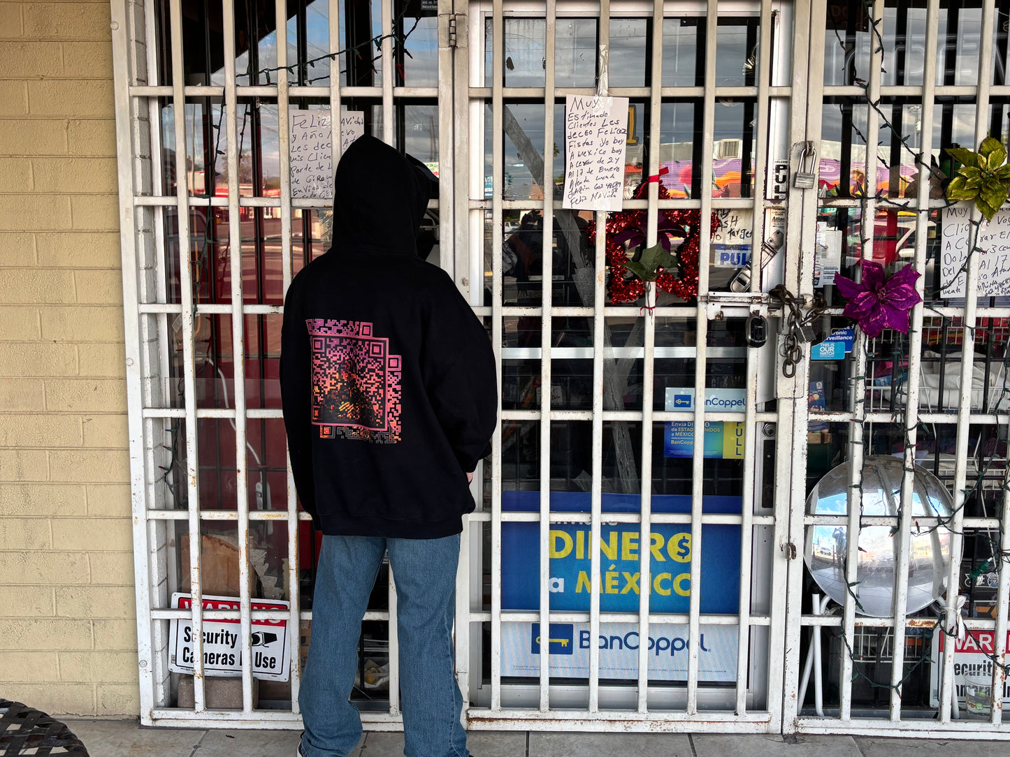 Black Khali Infamous "ANTINOT" QR Hoodie